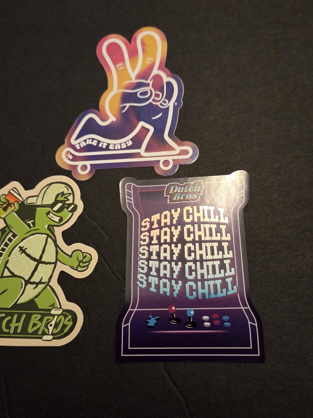 Dutch Bros stickers set of 3